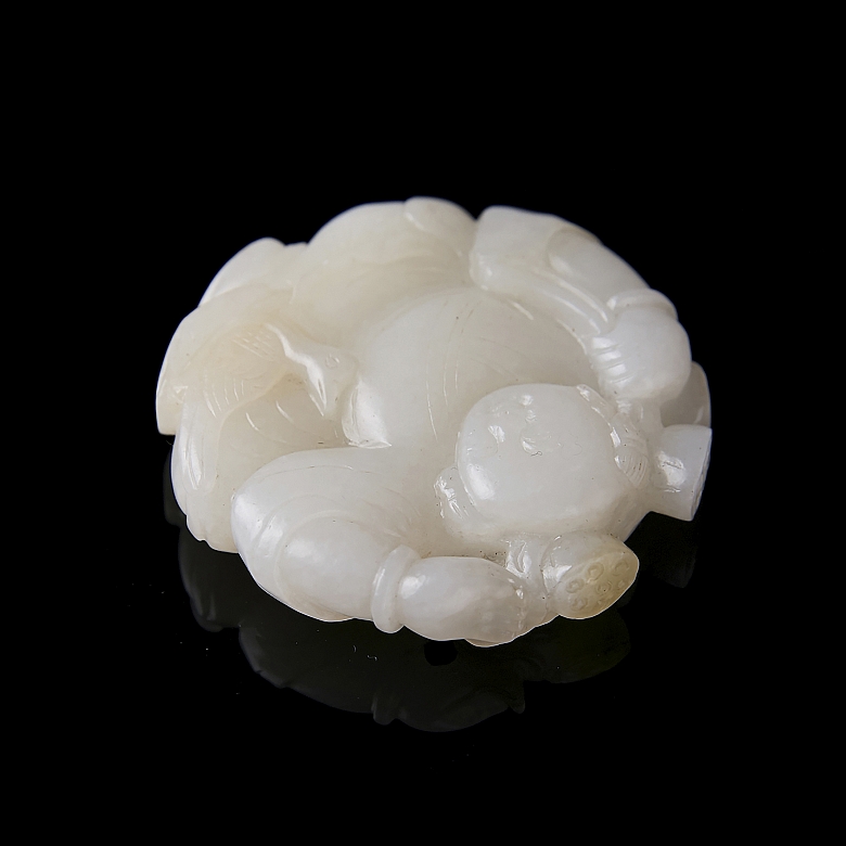 Colgante de jade de Hetian 