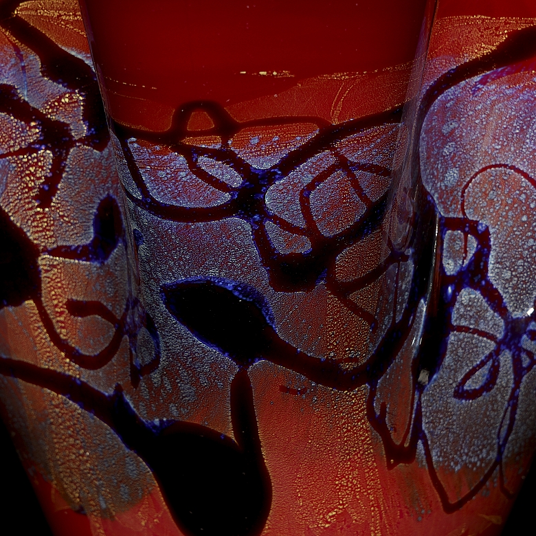 迈克尔·努罗（1949–2015）艺术玻璃器皿 - 6