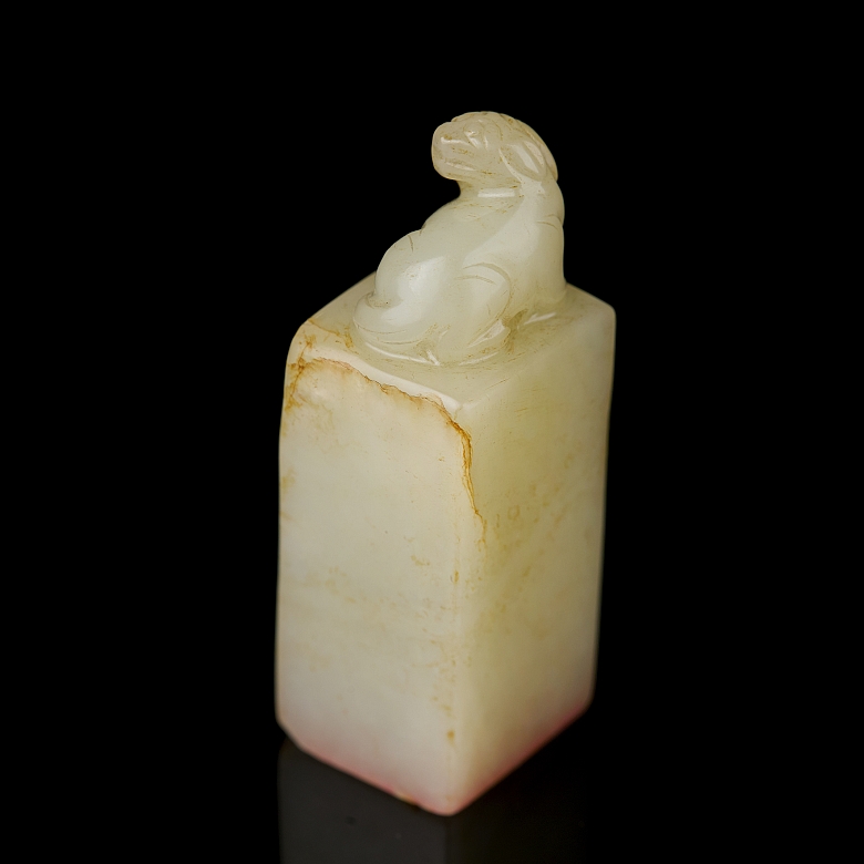 Hetian jade seal ‘Can’, Qing dynasty