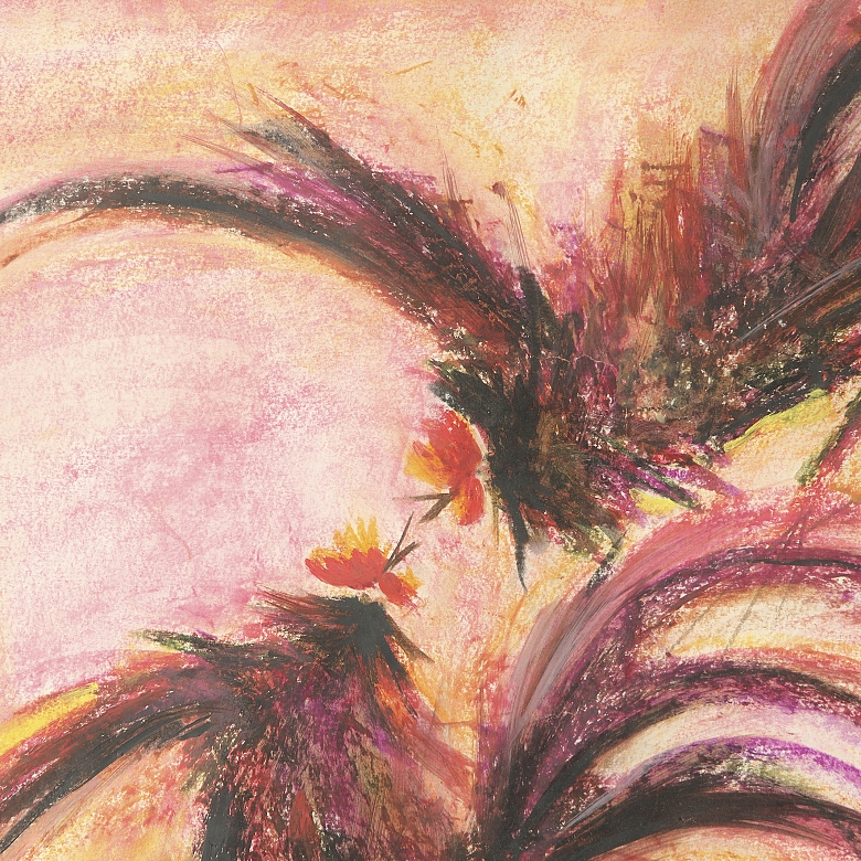 Maria Torres (20th century) ‘Cockfight’, 1993