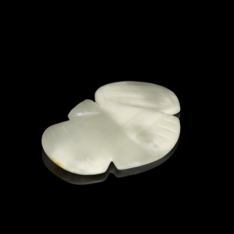 Figura de jade blanco 