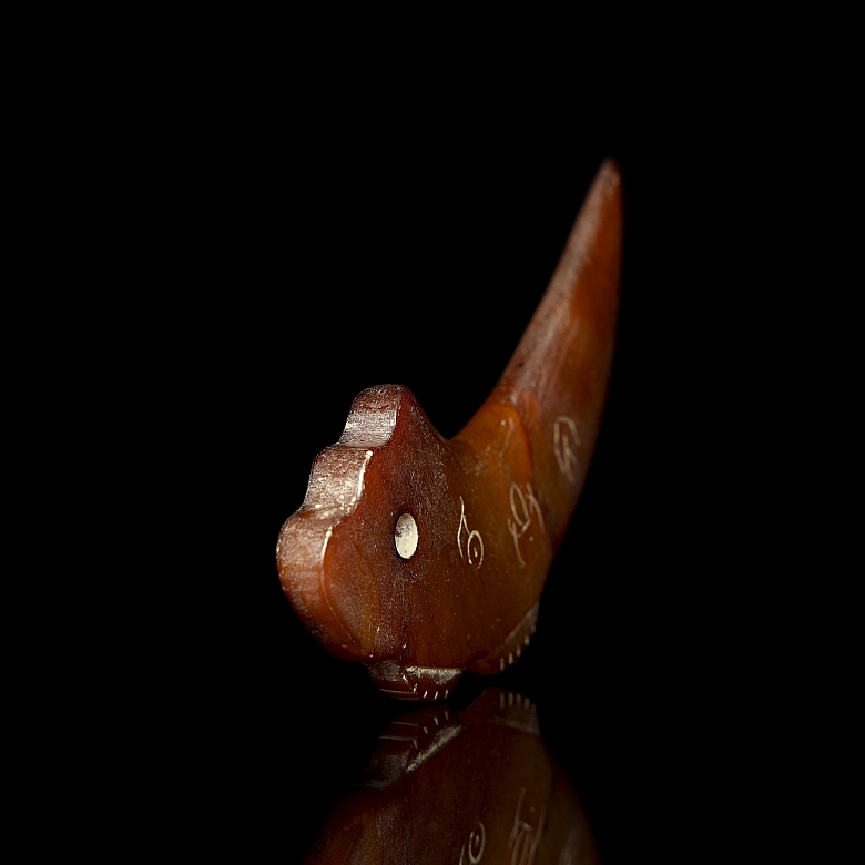 Figura de jade tallado 