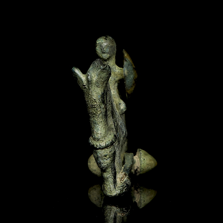 Iron Age (3rd-2nd c. BC) ‘Fibula of a horseman on horseback with shield’ - 2
