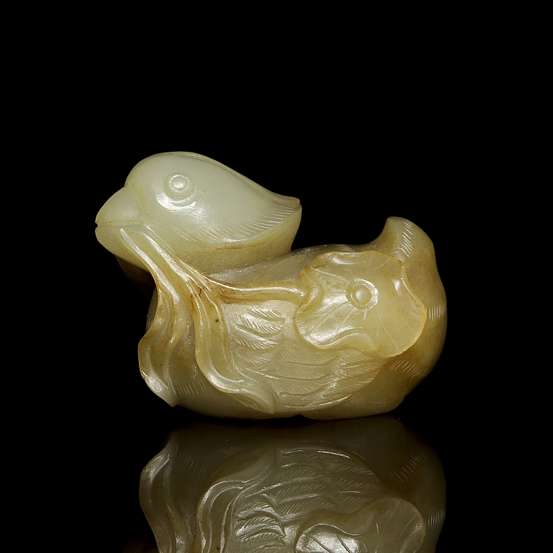 Figura de jade tallado