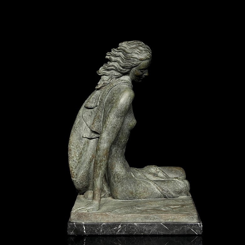 Juan de Avalos (1911–2006) ‘Lady Seated by the Pond’