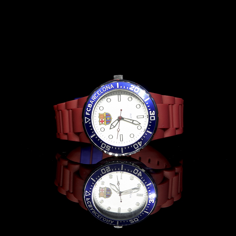 Reloj Radiant F.c.Barcelona “Central collection plata” - 6