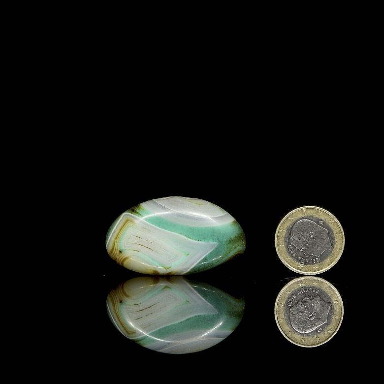 Amuleto de ágata bicolor, dinastía Liao