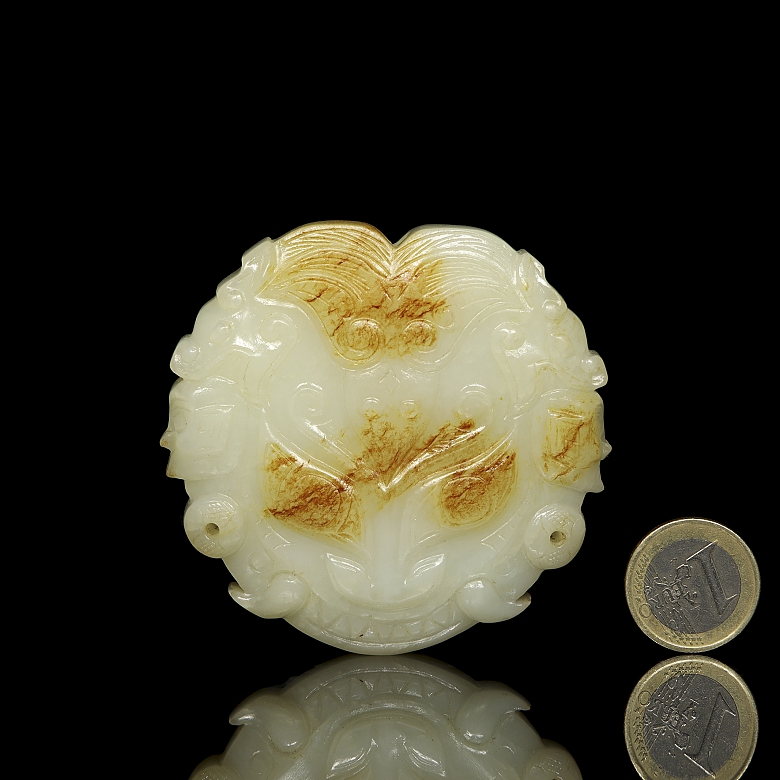 Colgante de jade blanco 