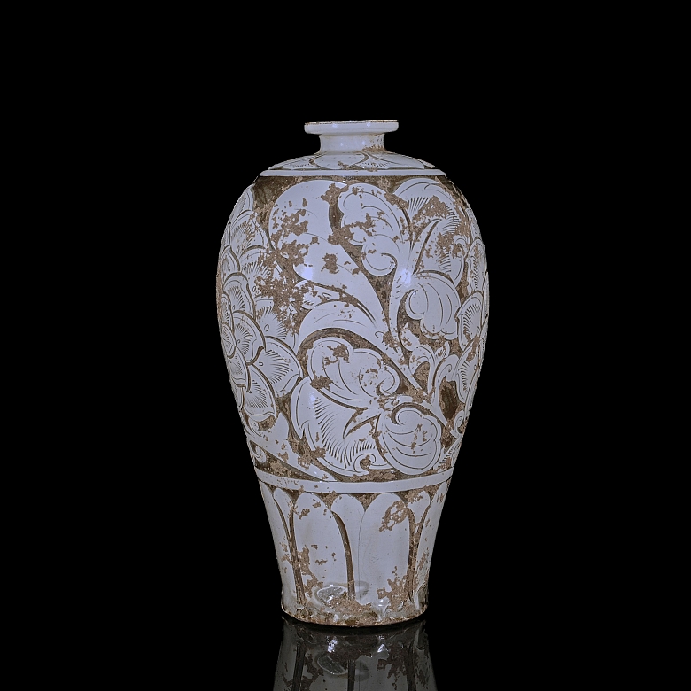 Jarrón meiping de cerámica Cizhou 