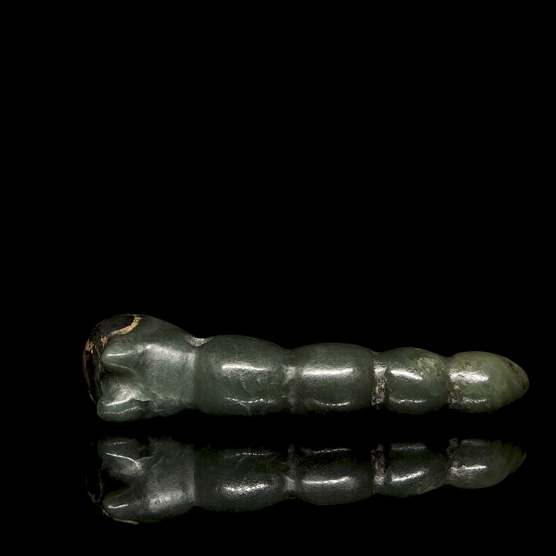 Figura de jade tallado 