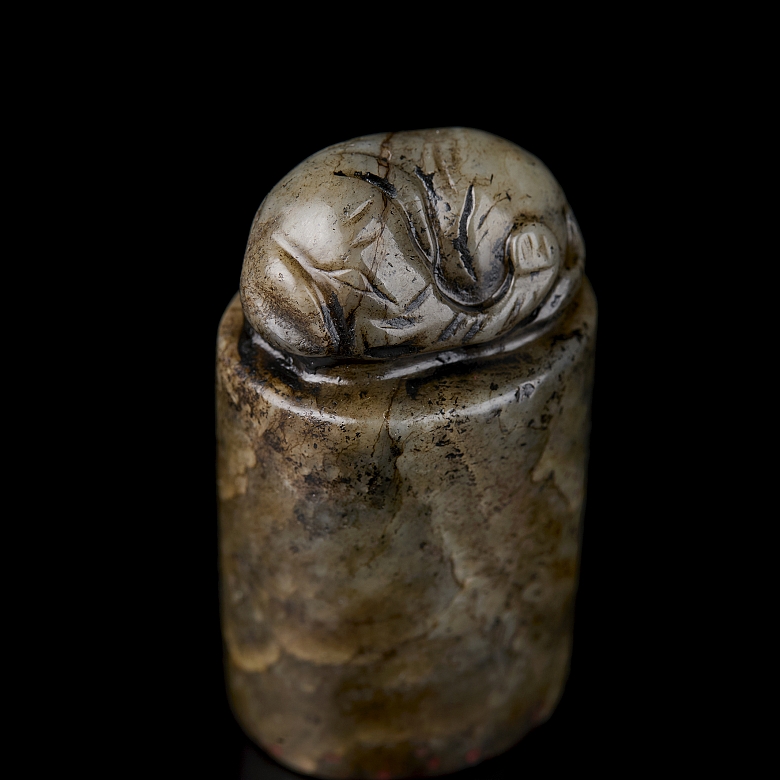 Carved jade seal ‘Elephant’, Ming dynasty