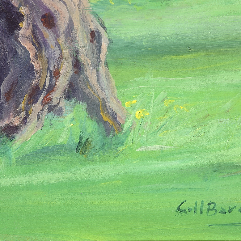 Josep Coll Bardolet (1912-2007) “Among Olive Trees”
