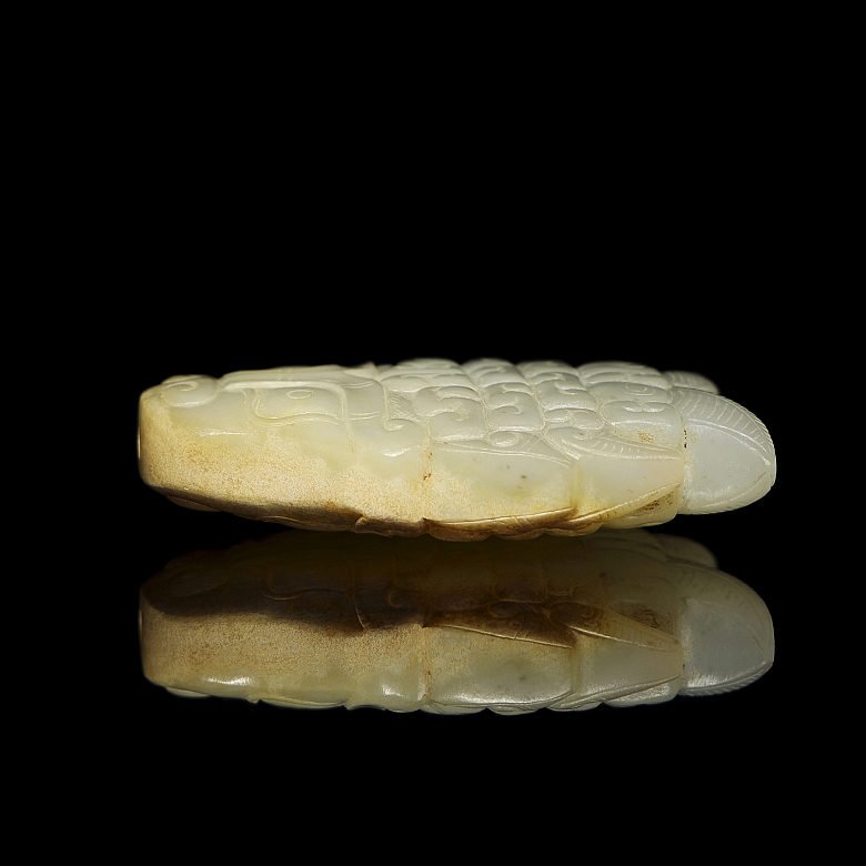 Carved jade figure ‘Ram’, Han dynasty