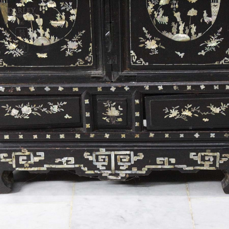 Mueble bargueño chino - 4
