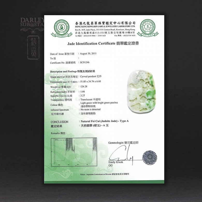 Jadeita - Jade Imperial 100% natural - 4