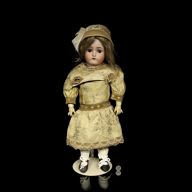 Muñeca de porcelana, Catterfelder Puppenfabrik, Alemania, c. 1910-1920