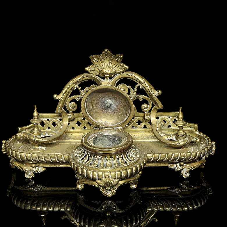 Louis XIV style bronze clerk's office, 19th century - 5