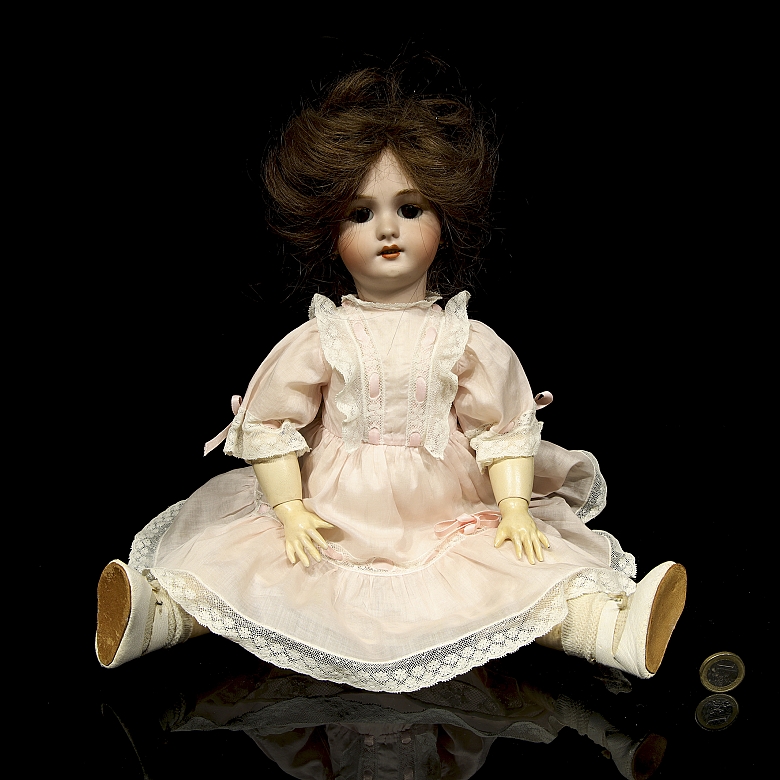 Muñeca de porcelana, Europa, ca. 1895-1915