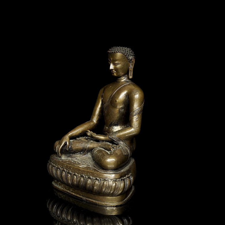Figura de bronce