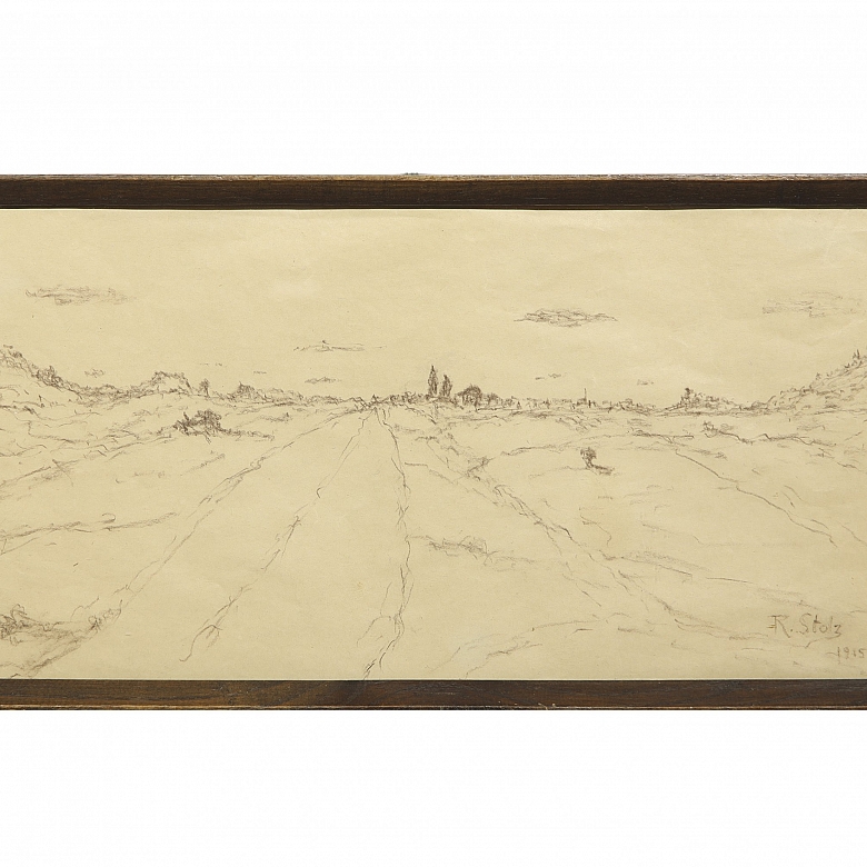 拉蒙·施托尔茨（1874–1960）《乡村速写》1925年