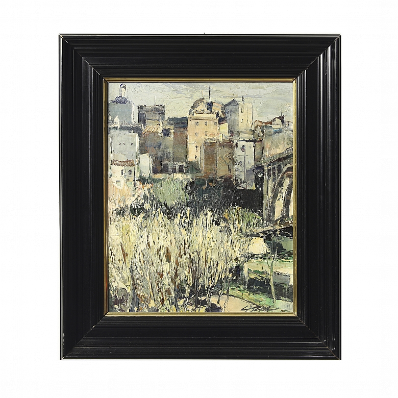 何塞·科扎尔·维德玛 José Cozar Viedma (1944) 《城市景观》