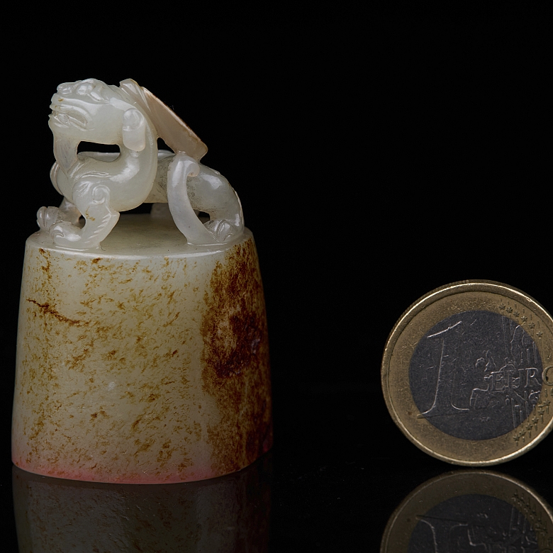 Sello de ovalado de jade