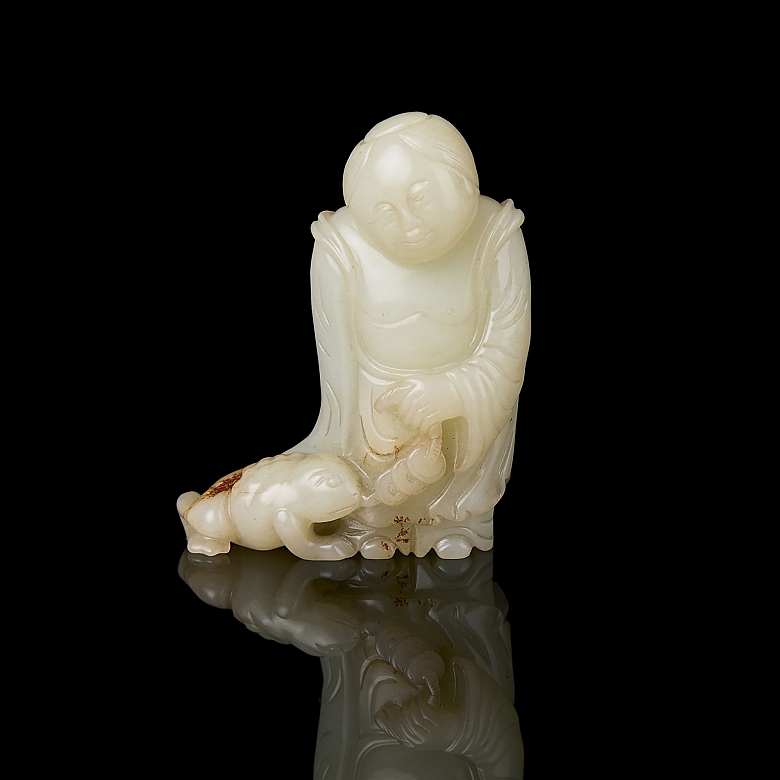 Figura de jade de Hetian 