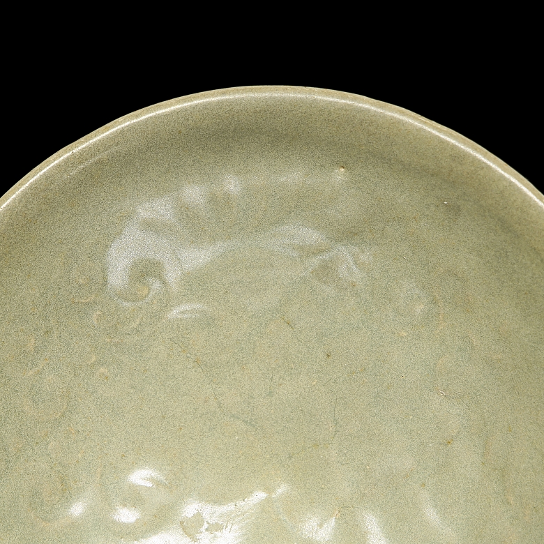 Celadon glazed porcelain bowl, Song style