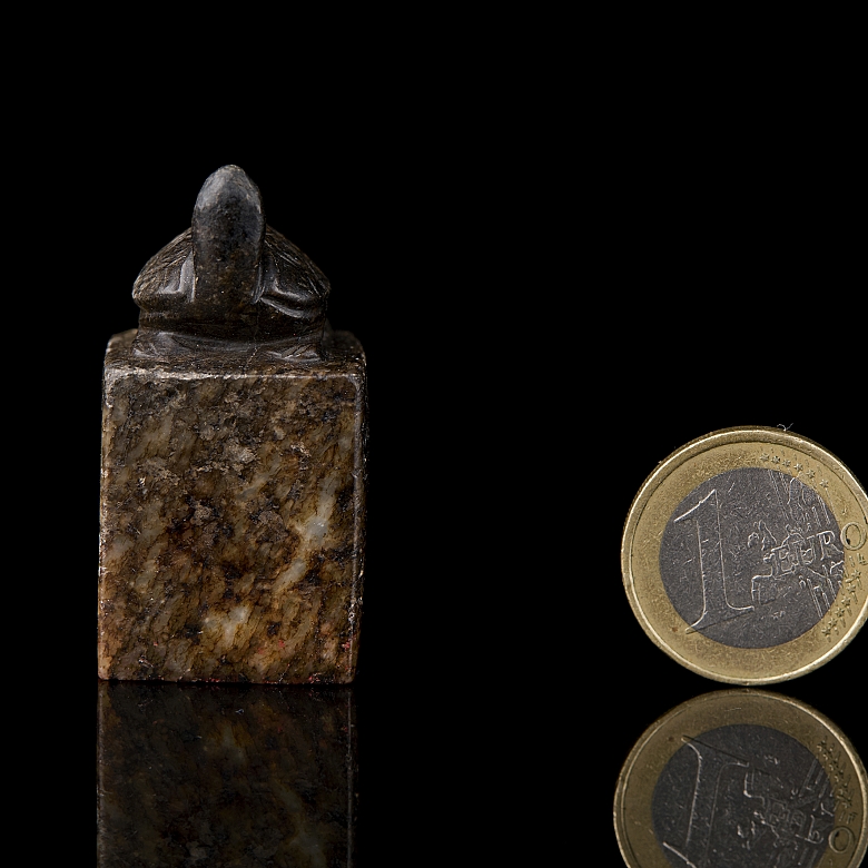 Carved jade seal ‘Turtle’, Qing dynasty