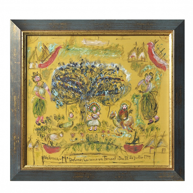 Mª Dolores Casanova Teruel (1928-2007) “Valencian Birth,” 1997