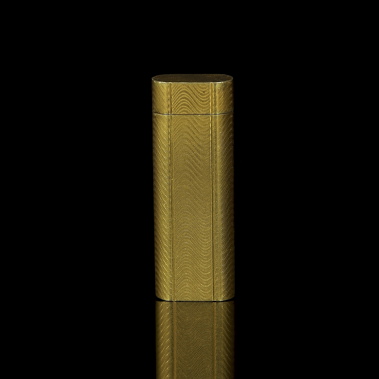 Lighter ‘Cartier, Les Must’, 18k gold-plated