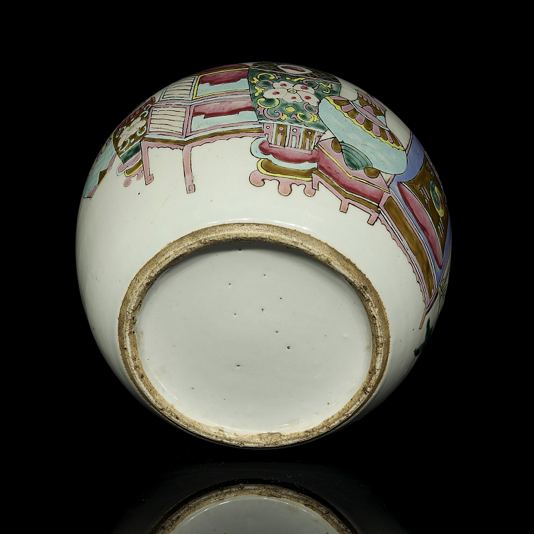 Recipiente de porcelana esmaltada