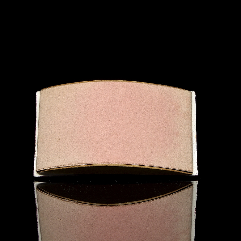 Antique ink blotter ‘Two scenes with allegories’, 19th-20th century - 4