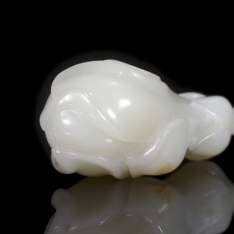 Colgante de jade blanco de Hetian