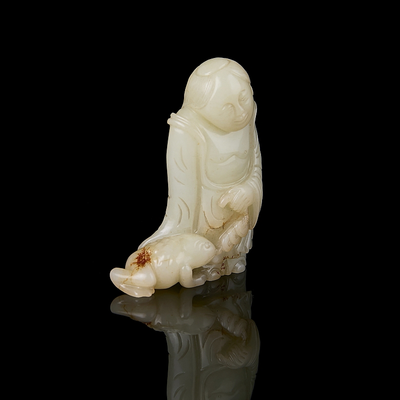 Figura de jade de Hetian 