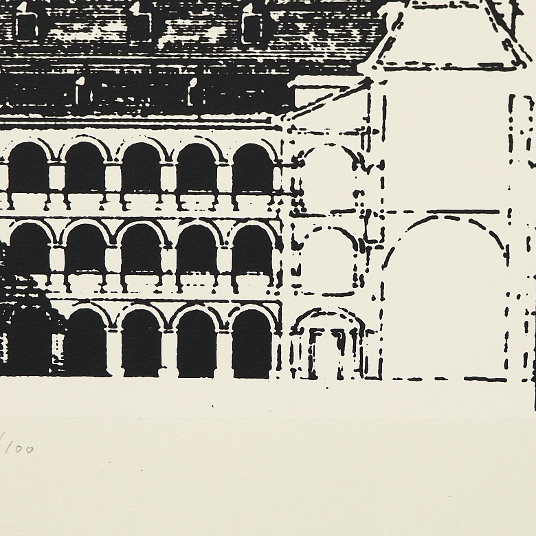 Alfredo Alcain Partearroyo (1936) “The Clouds of El Escorial,” 1999