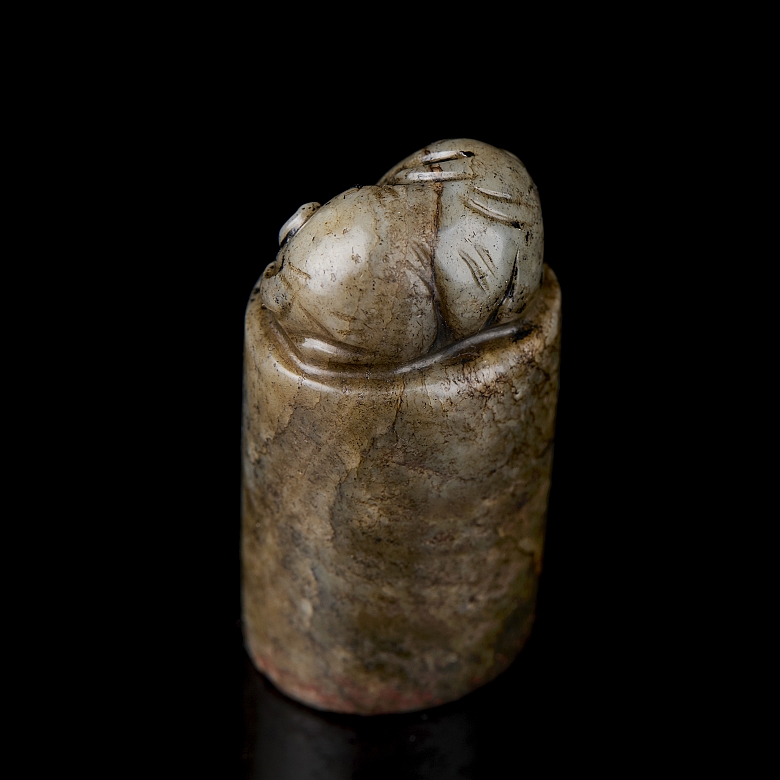 Carved jade seal ‘Elephant’, Ming dynasty