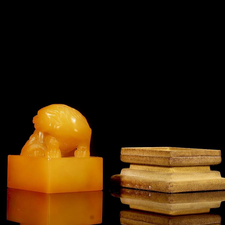 Sello de piedra Shoushan 