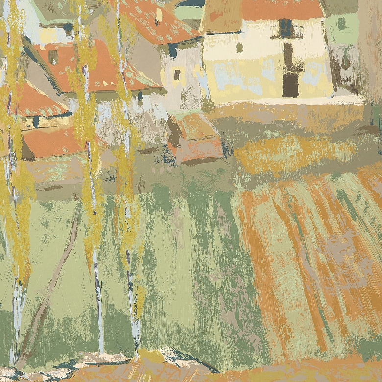 Luis Arcas Brauner (1934 - 1989) ‘Village’ - 1