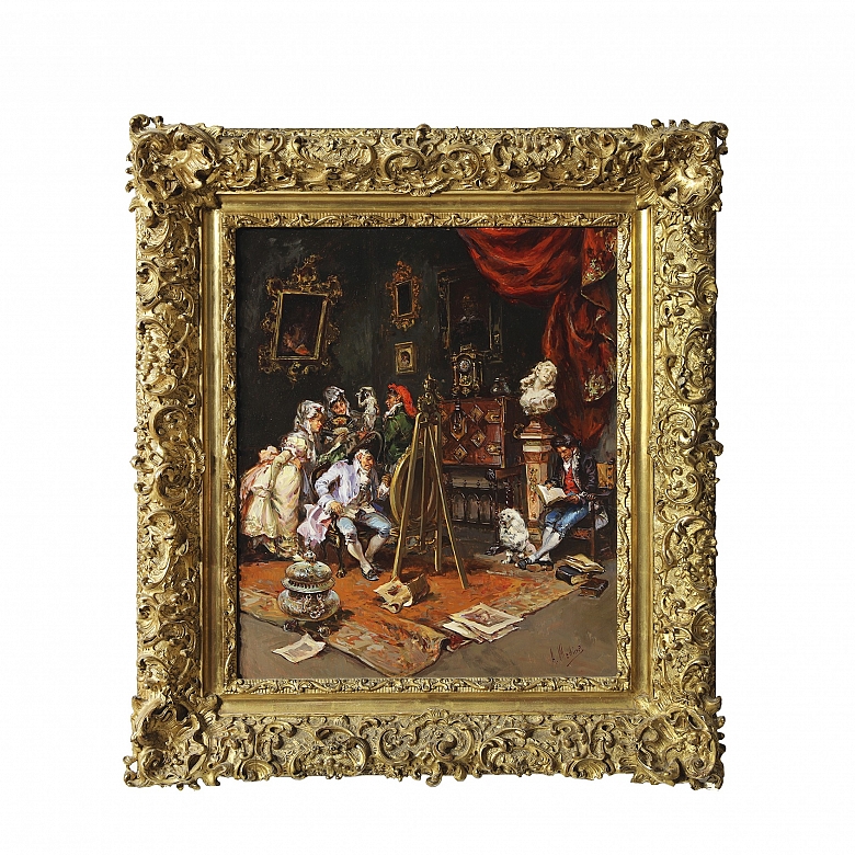 Antonio Medina Serrano (1944) ‘The Antique Dealer’, 2002