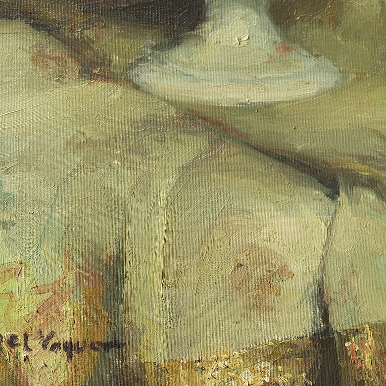 米格尔·瓦克尔 Miguel Vaquer （1910–1988）《白姑娘的花》 - 4