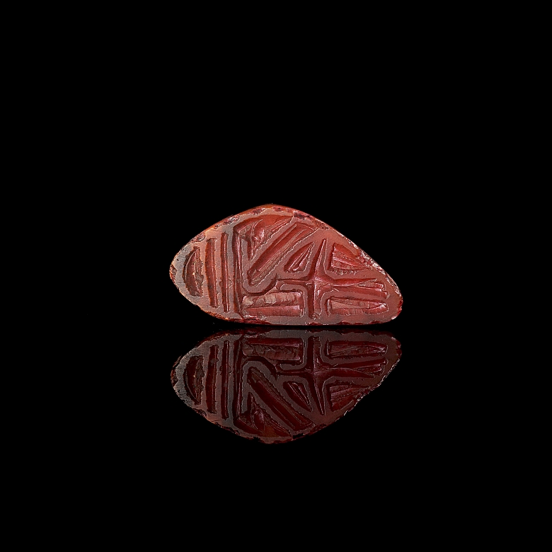 Sello de piedra shoushan 