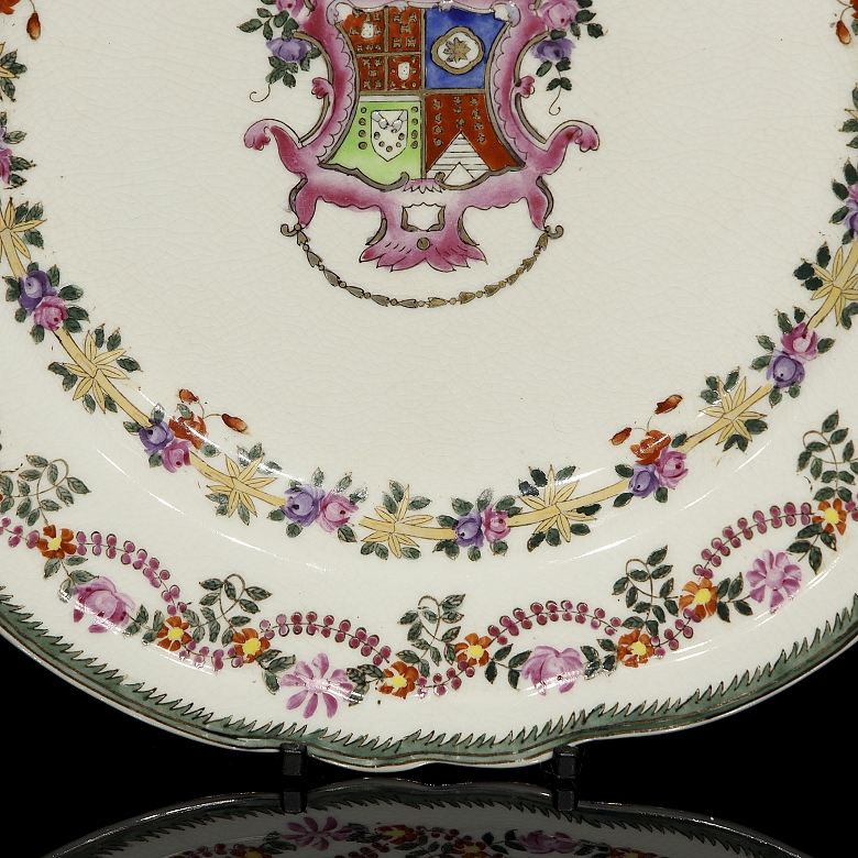 Plato de porcelana 