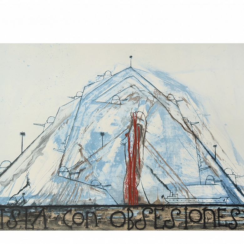 José Bedia (1959) “Island with Obsessions,” 2005