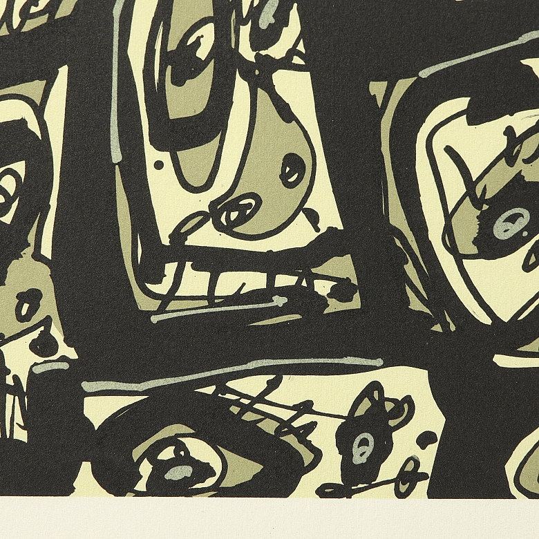 Antonio Saura (1930–1998) ‘Open Series 8 (1989)’