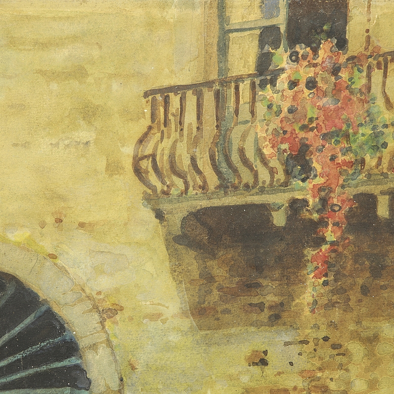 Italian School 19th - 20th century 'On the doorstep' - 3