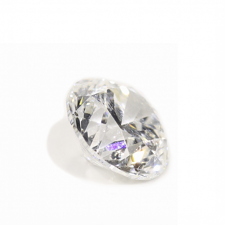 Diamante natural en talla brillante de 0,50 ct
