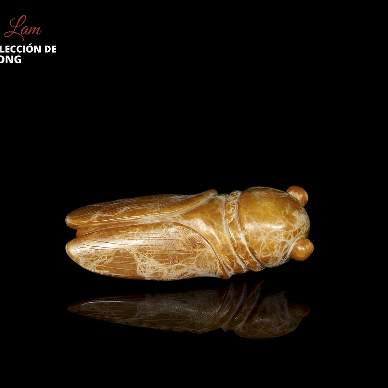 Figura de jade tallado 