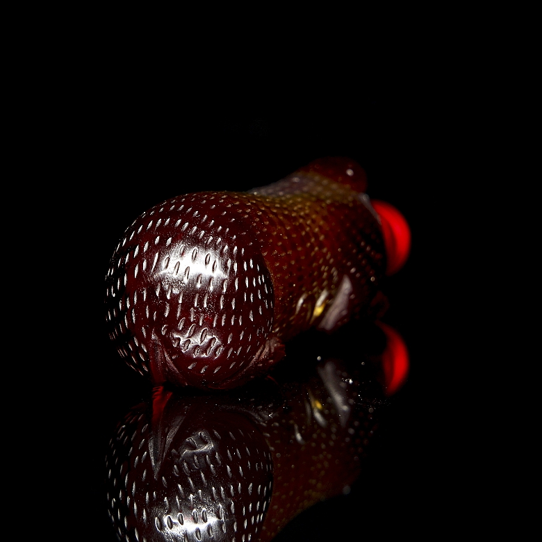 Glass snuff bottle 