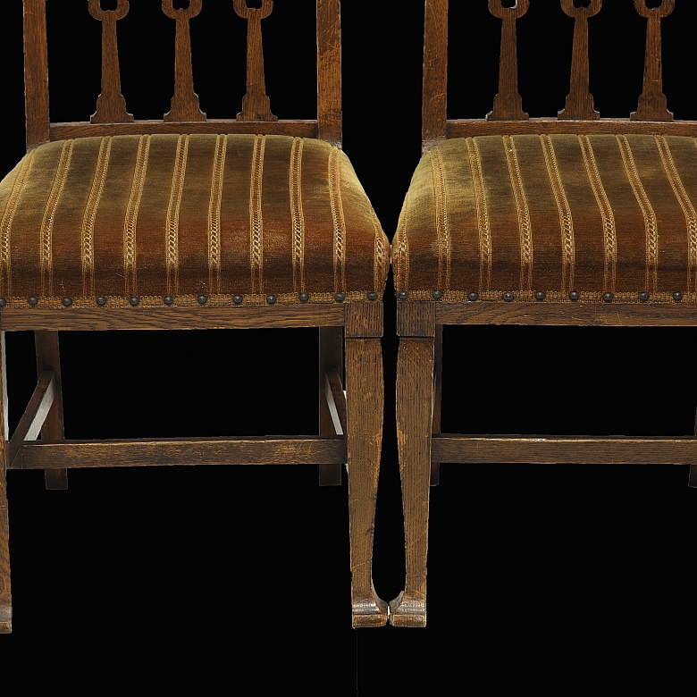Conjunto de comedor estilo Shapland & Petter, s.XX